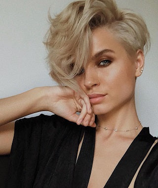 best short hairstyles for women blonde hair with asymmetrical lob