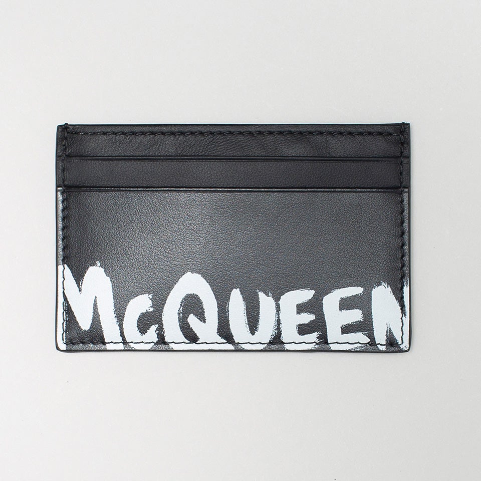 ALEXANDER MCQUEEN LOGO STAMP CARDHOLDER