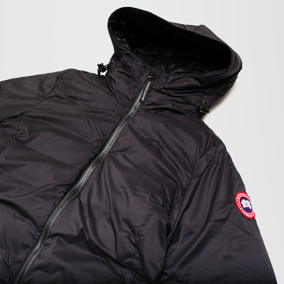 CANADA GOOSE WOMEN'S CAMP DOWN HOODY MATTE FINISH BLACK