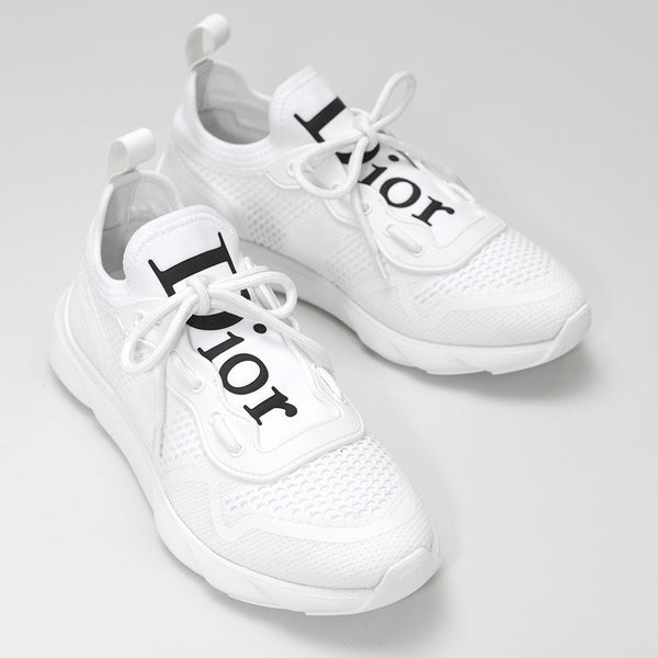dior b21 neo white technical knit sneaker