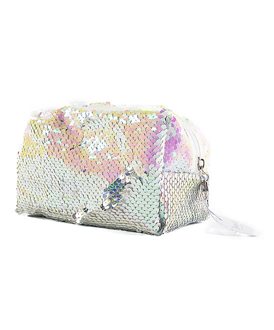 sequin makeup pouch