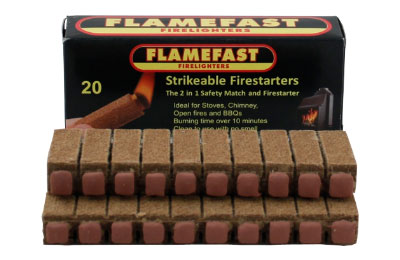 Strikeable firestarters