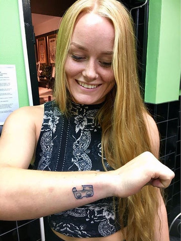 Viktoria Carstens Chainsaw Chain Link Tattoo