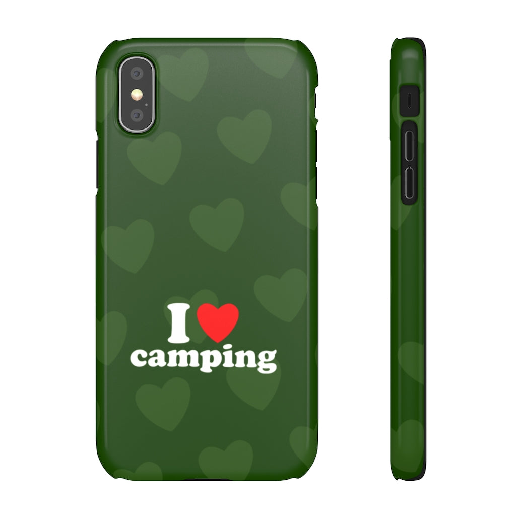 I Love Camping Telefoonhoesje