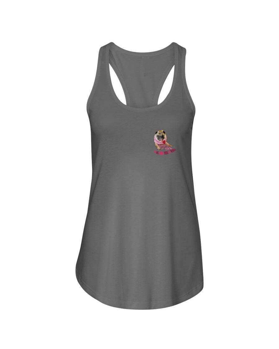 Rosie Pug - Roses Are Pink, Let Me Give You A Wink Women's Tank Top