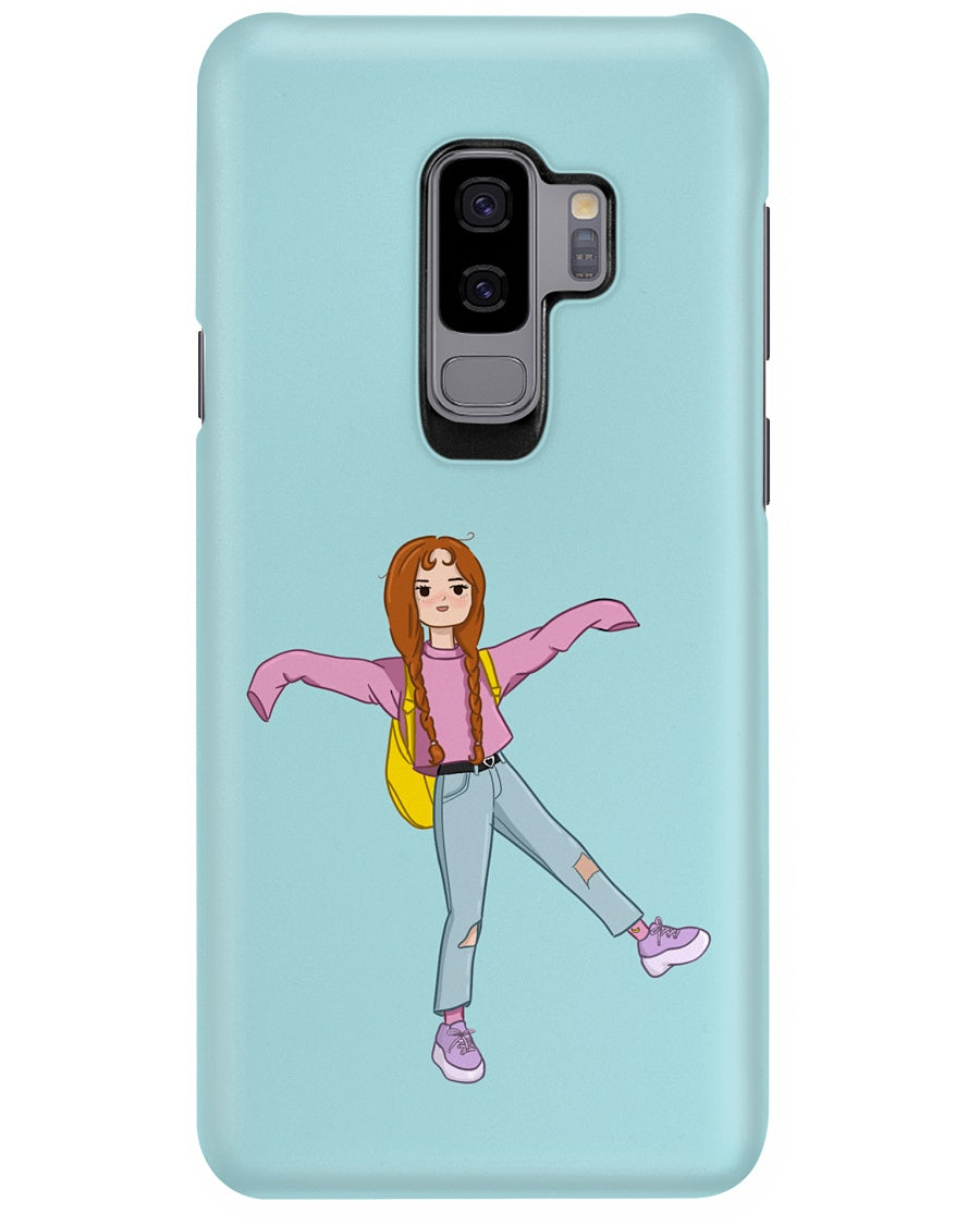 Hata Rock Cute Turquoise Samsung Galaxy Case