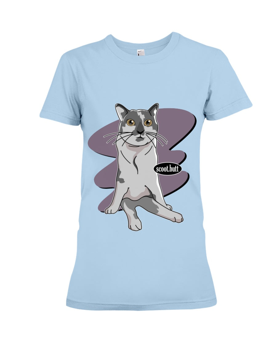 Scoot Butt Ladies T-Shirt