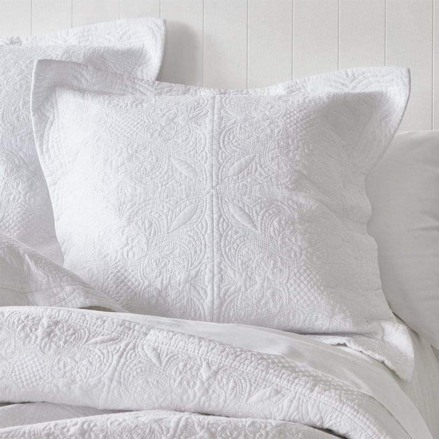 Florence White Coverlet Set Myhouse Aust Pty Limited