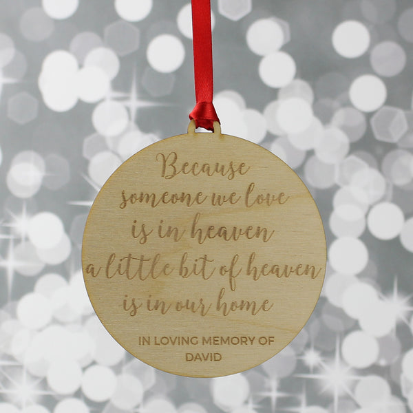 Remembrance Christmas Tree Decoration