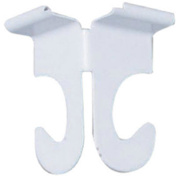 Panacea 86302 Decorative Ceiling Track Hook White 2 Pack