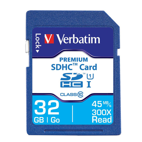 Class 10 Verbatim 96871 Premium SDHC Memory Card 32GB 