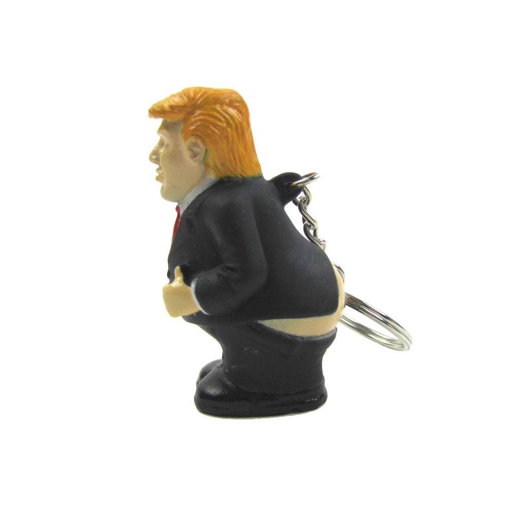 Pooping Donald Trump Head Make America Great Again Squeezable Key Chain 1pc 