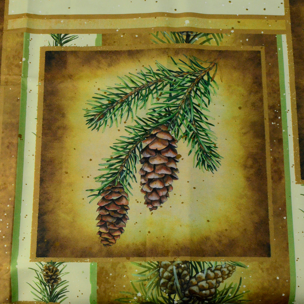 Mindre Rejse mave Rustic Nature Pine Cone 70" Shower Curtain | TreasureGurus