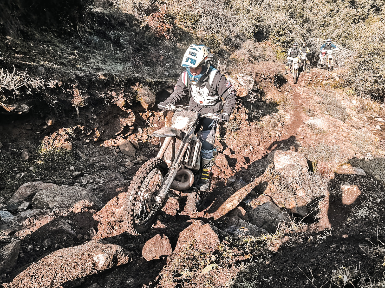 salita in enduro