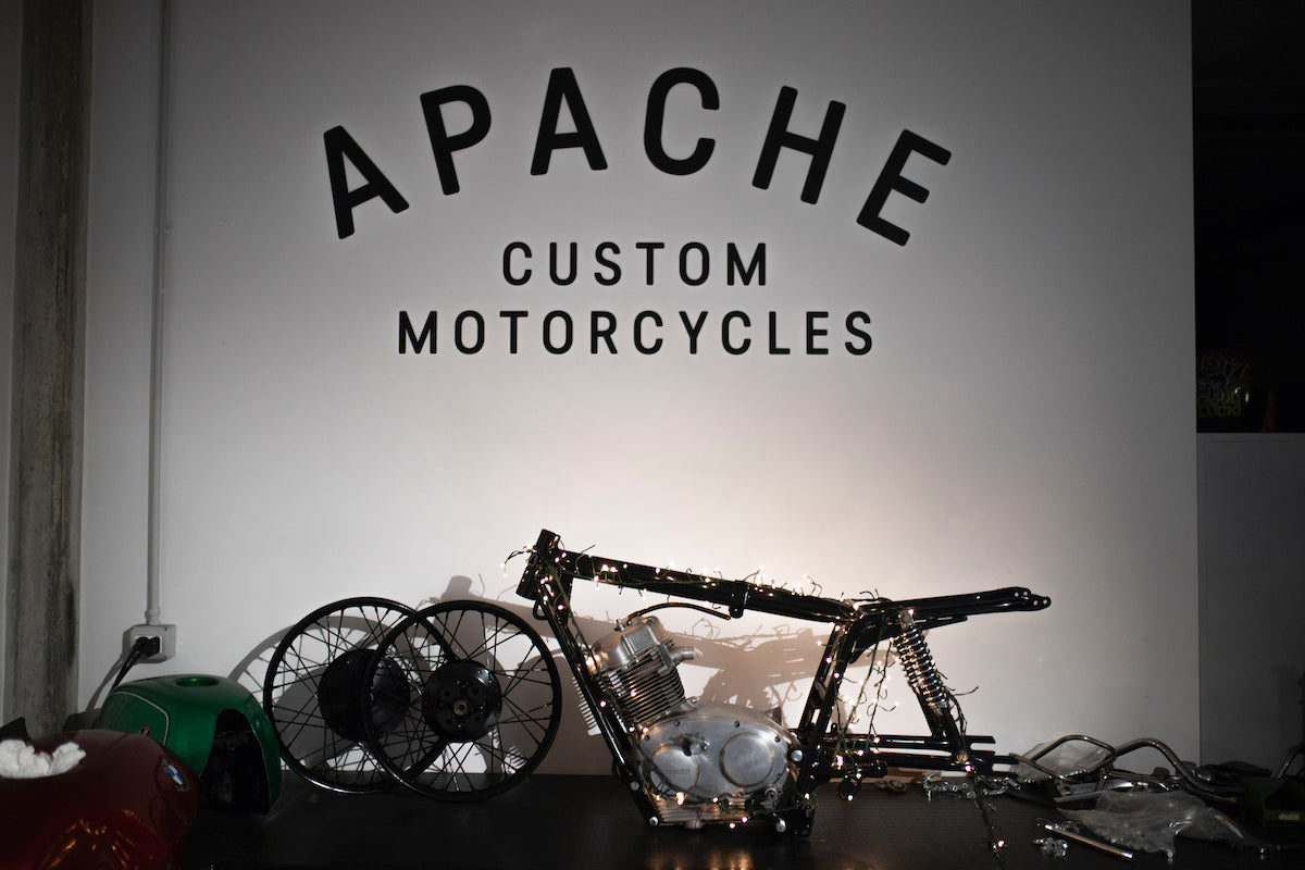 apache custom motorcycles christmas natale auguri