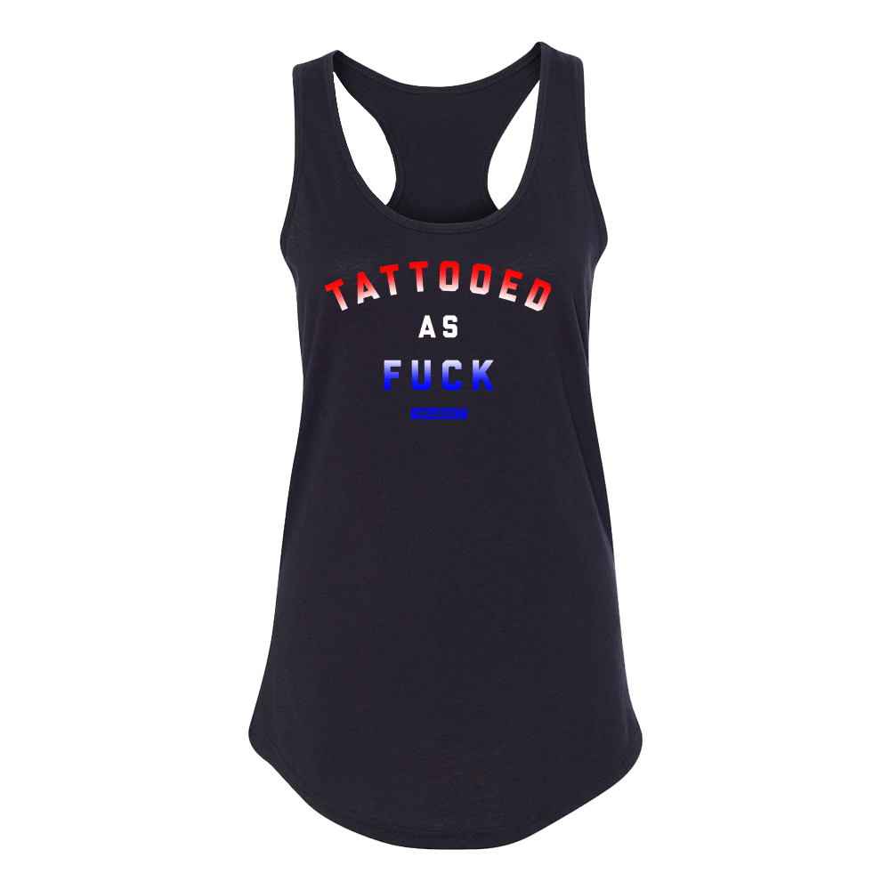 All American Tattooed AF Women's Racerback Tank