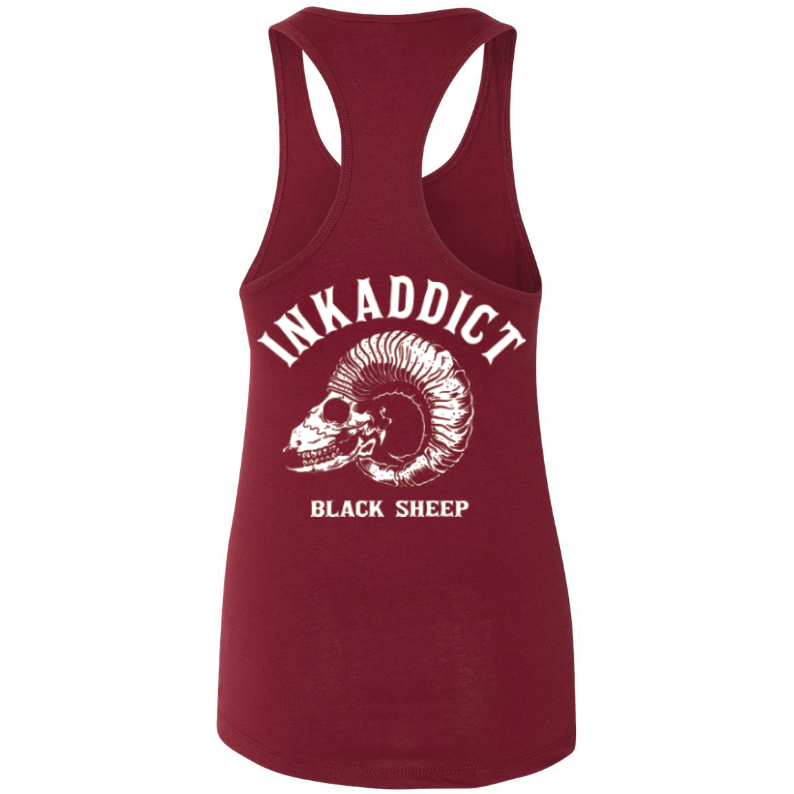 Throwback Black Sheep Women's Racerback Tank