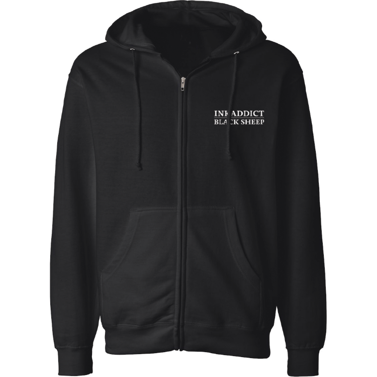 Black Sheep Unisex Midweight Zip Hoodie