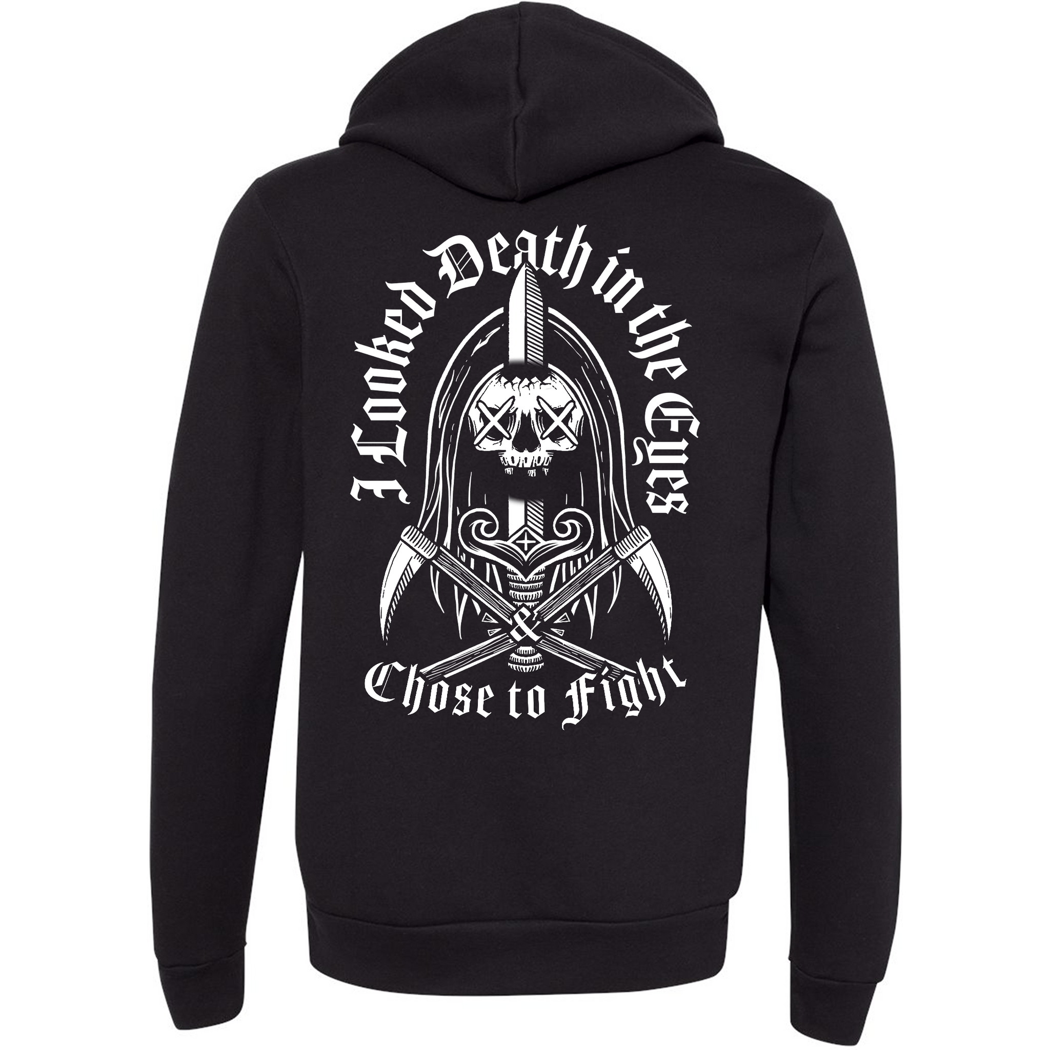 Death in the Eyes Unisex Pullover