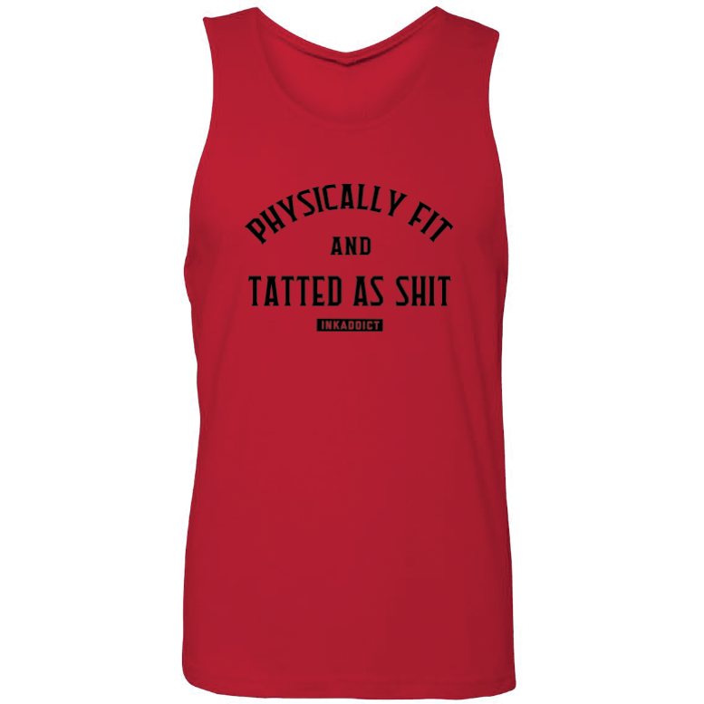 Physically Fit Men's Red Tank