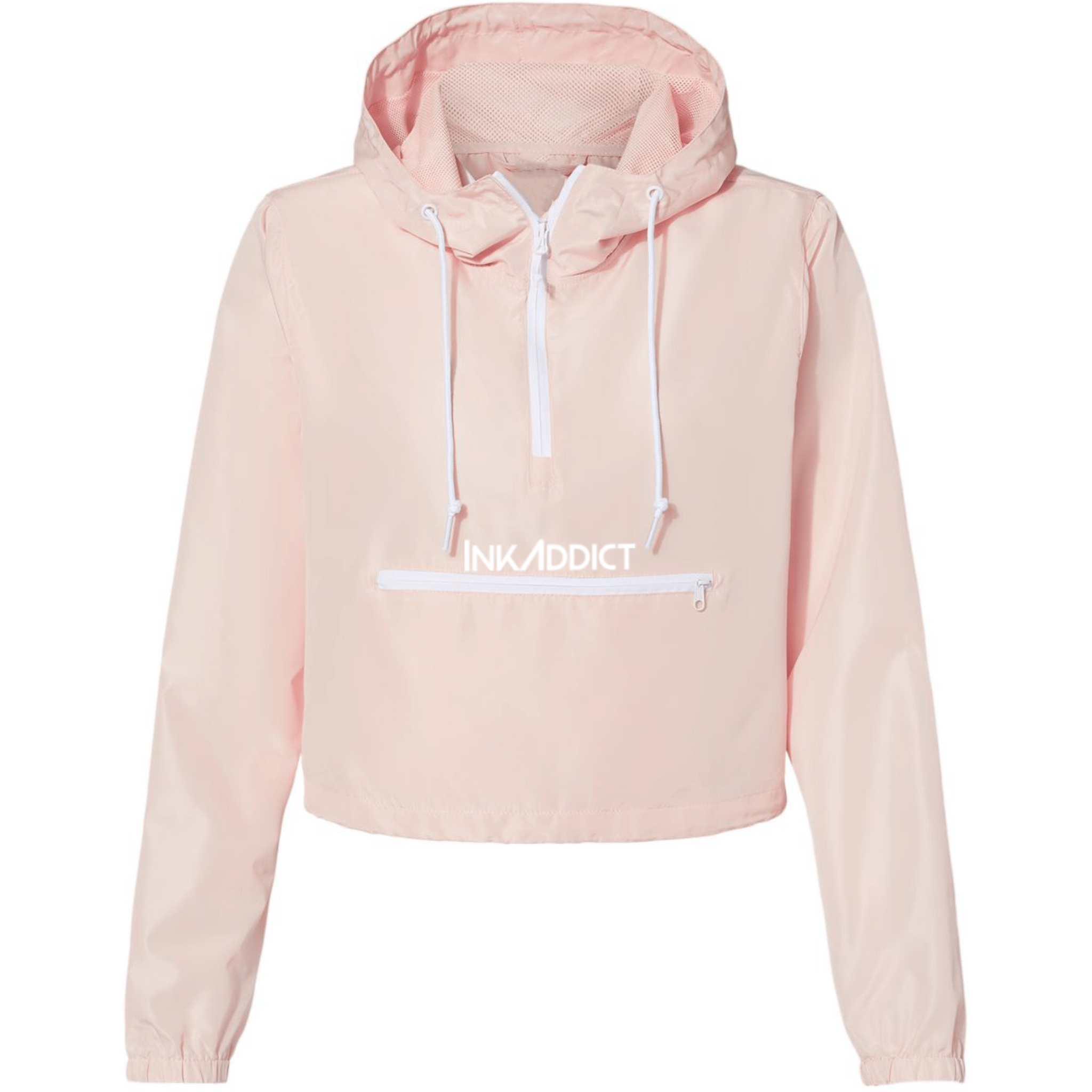 mercedestourism Blush Cropped Women's Windbreaker