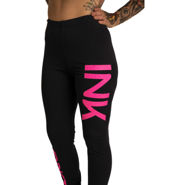 INK Glitter Black Leggings