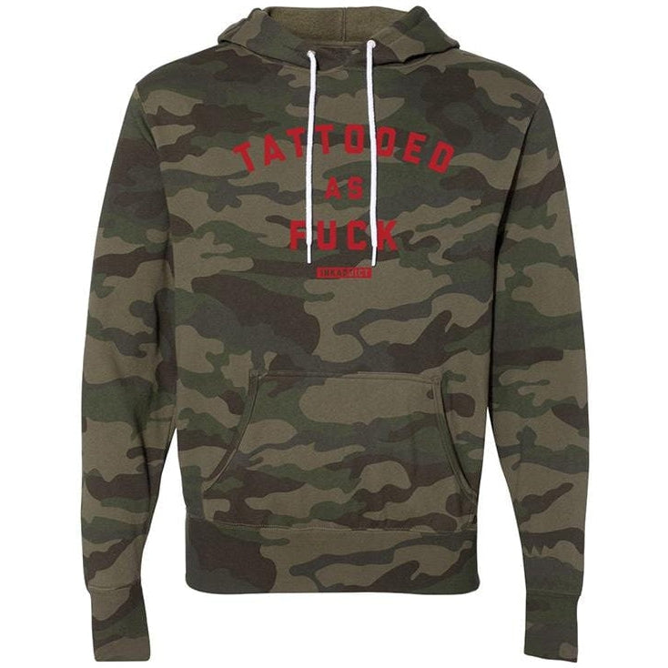 Tattooed as Fuck Unisex Camo Pullover