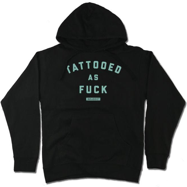 Tattooed As Fuck Women's Black Pullover Hoodie