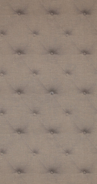 Button Tufted Espresso Cushion Wallpaper R4327