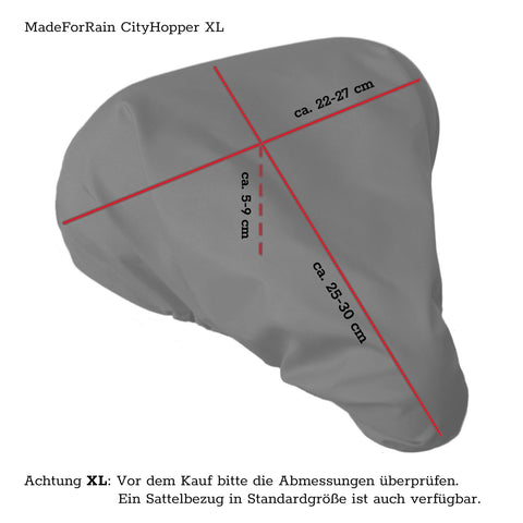 MadeForRain CityHopper Basic XL - Abmessungen