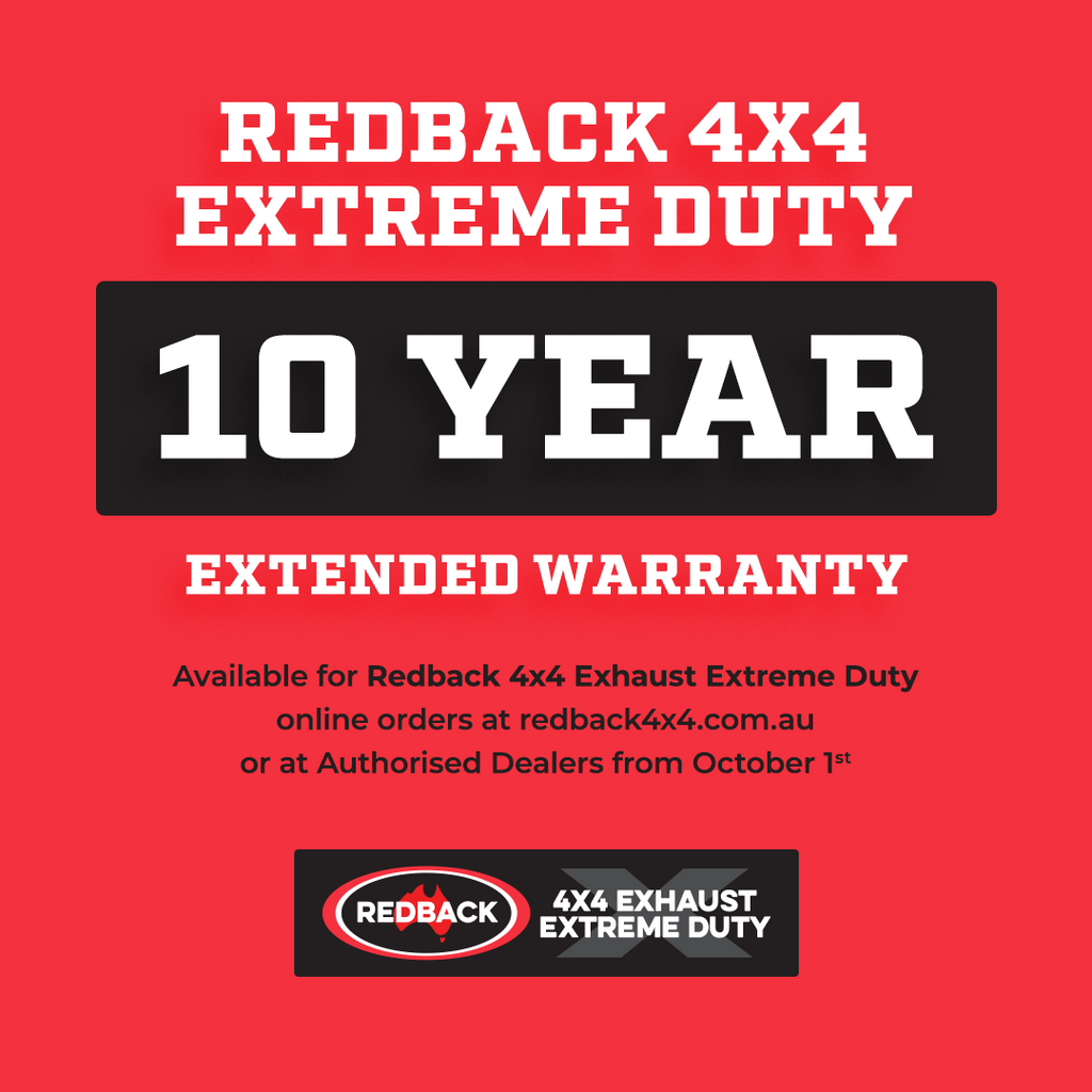 Redback 4x4 10 Year Extended Warranty