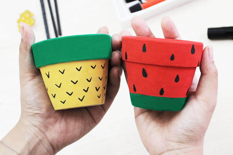 Paint Clay Pot DIY