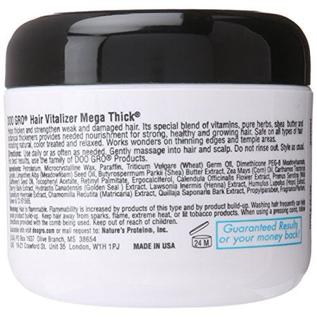 Doo Gro Mega Thick Hair Vitalizer 4oz – Textured Tech
