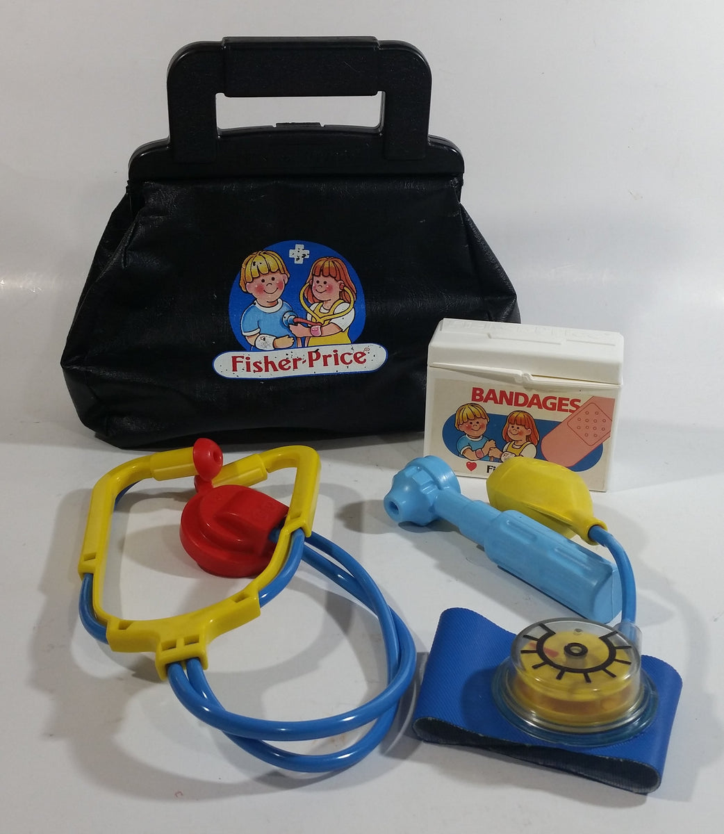 fisher price doctor kit black bag