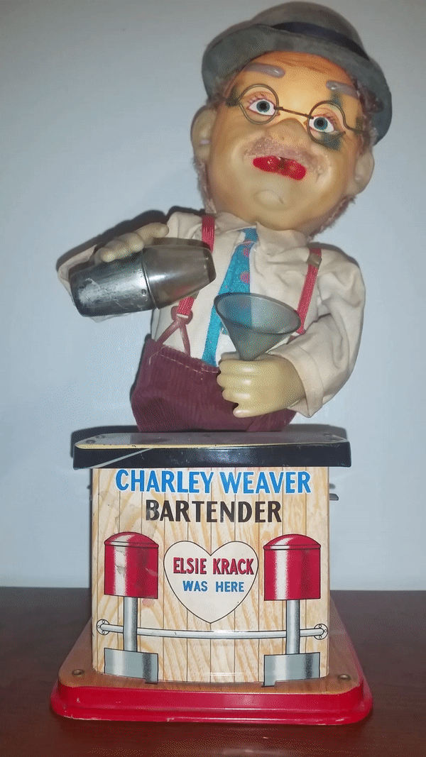 charlie weaver bartender doll