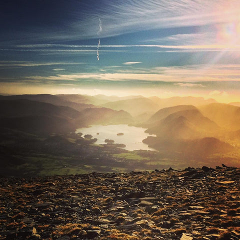 View of Derwent Water & Keswick from Skiddaw