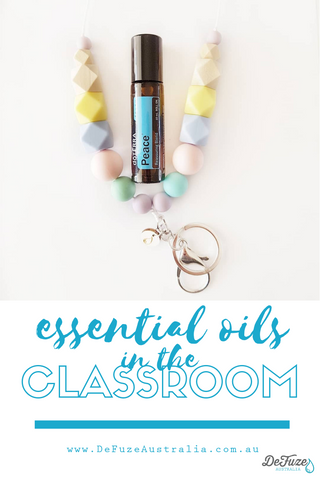 Essential oil diffusing lanyard - defuze australia - bottle of essential oil