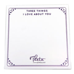 Three Things I Love About You Card