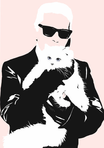10 Celebrities Who Have Cats Karl Lagerfeld