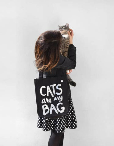 Cats Are My Bag Organic Tote