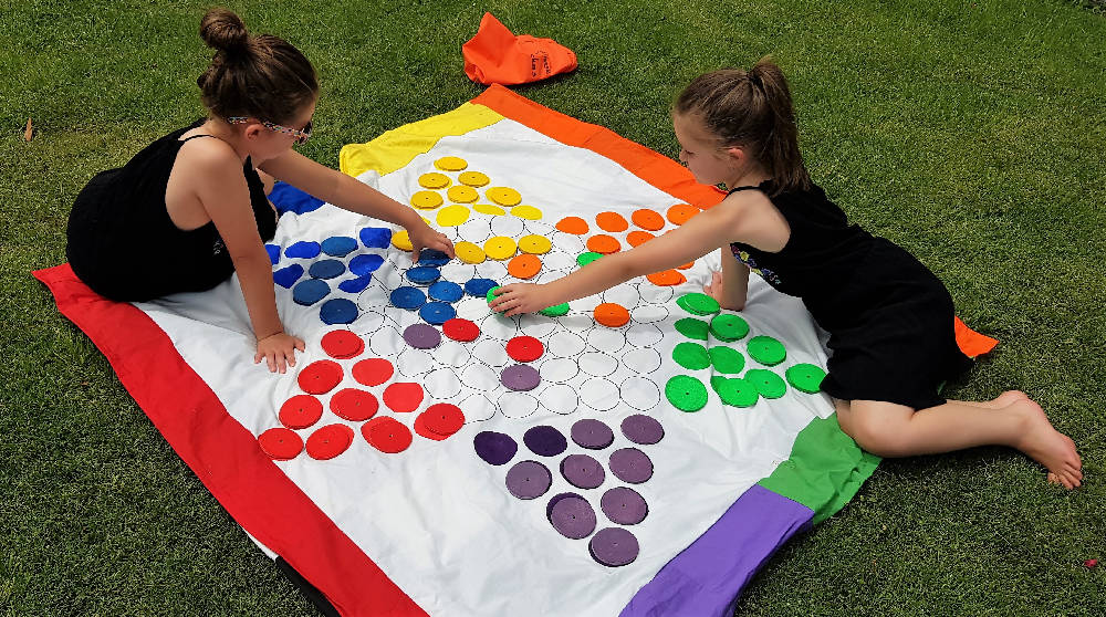 handmade chinese checkers board