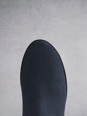 Tunstall Navy Suede - Versatile over the knee boots in suede.