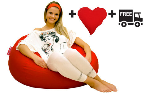 Junior Bab babzsák ajándék szív alakú párnával + ingyen szállítással! HuppanjBele.hu