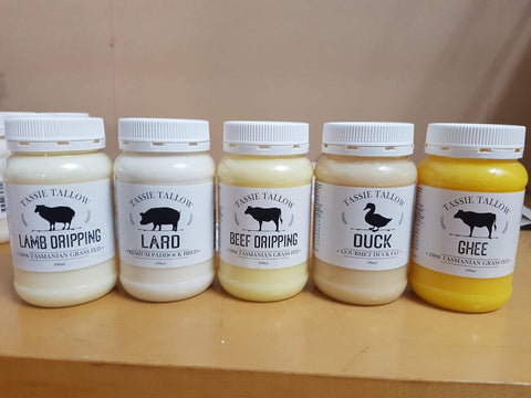 Dripping tallow ghee duck fat