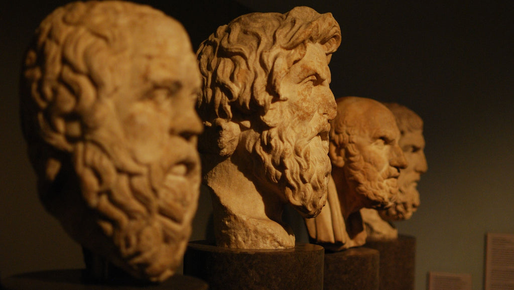 Greek philosophers beard and moustache