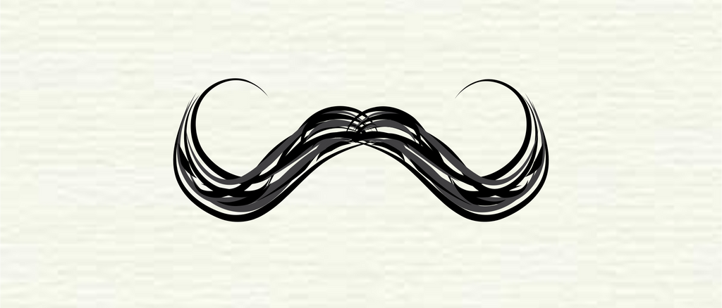 Handlebar moustache style