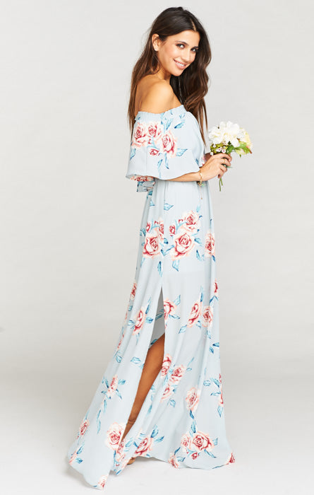 maxi dress flower