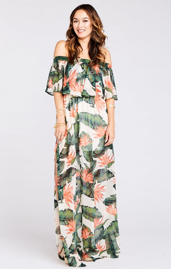 show me your mumu floral willa maxi