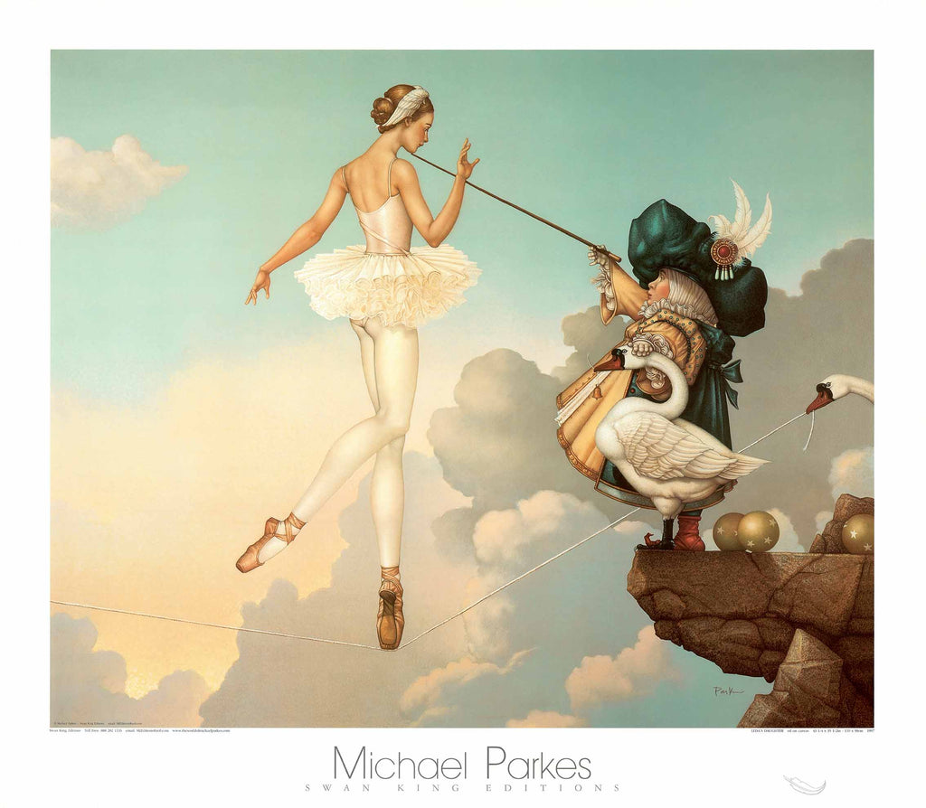 Leda #39 s Daughter 1997 by Michael Parkes 28 X 32 Inches (Art Print