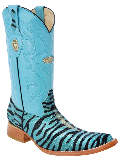 blue sting ray boots